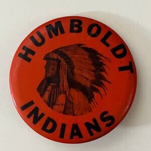 Humboldt Indians Vintage Pinback Button STB7-PB2